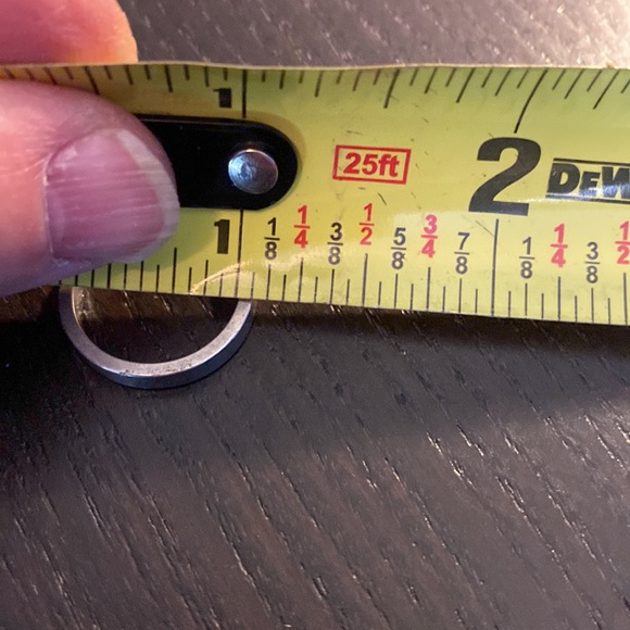 Platinum Wedding Band, Size 6 1/2 - Picture 3 of 3